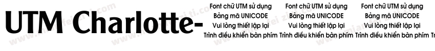 UTM Charlotte字体转换
